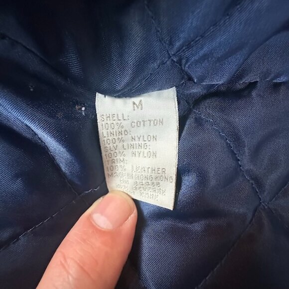 G.H. Bass & Co. Flannel and Suede Leather Quilt Lined Jacket - Size Medium -VGUC - Picture 10 of 13